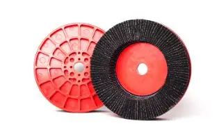 Gx533Jf Grey Deburring Disc — 260Mm, 120 Grit, Fine Finish 1