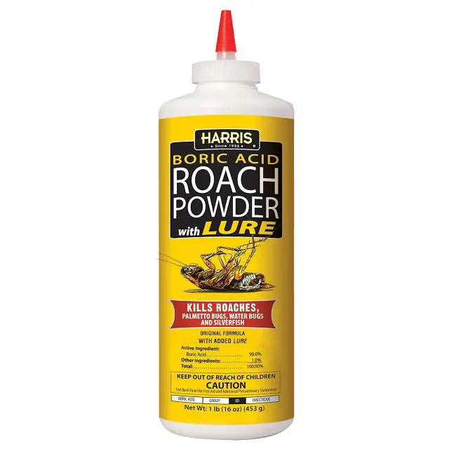Harris Boric Acid Roach Powder With Attractant – 16-Ounce Puffer Dispenser 1
