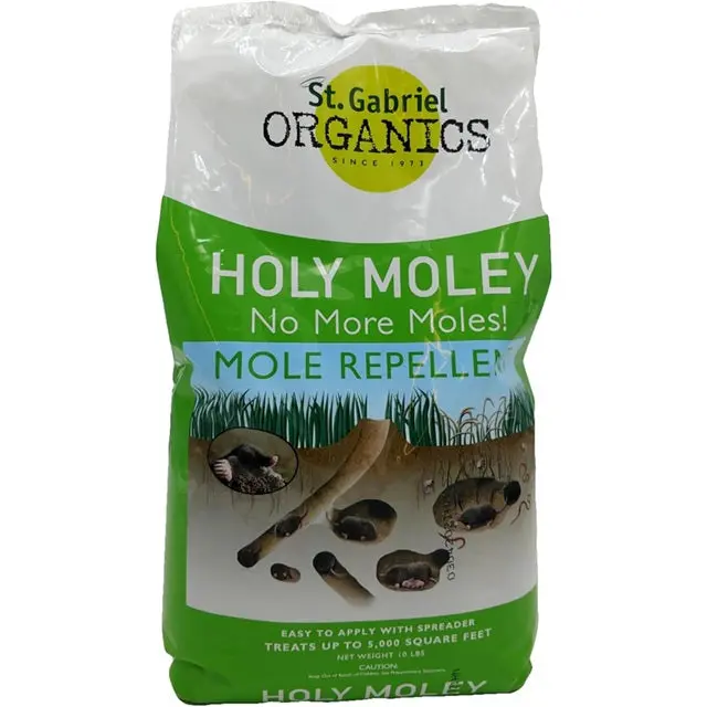 Holy Moley Natural Mole Repellent – 10-Pound Granular Formula For Lawns And Gardens 1