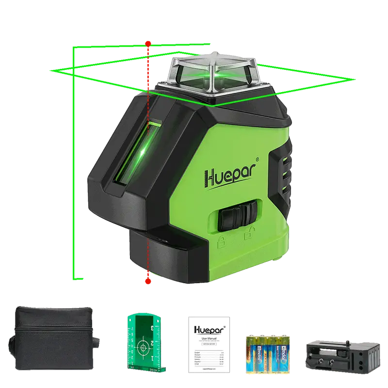 Huepar 621Cg High-Accuracy Cross-Line Laser Level 1