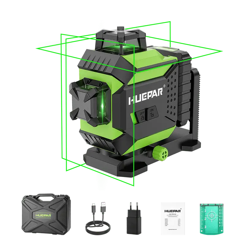 Huepar 703Cg Green Cross-Line Laser Level 1