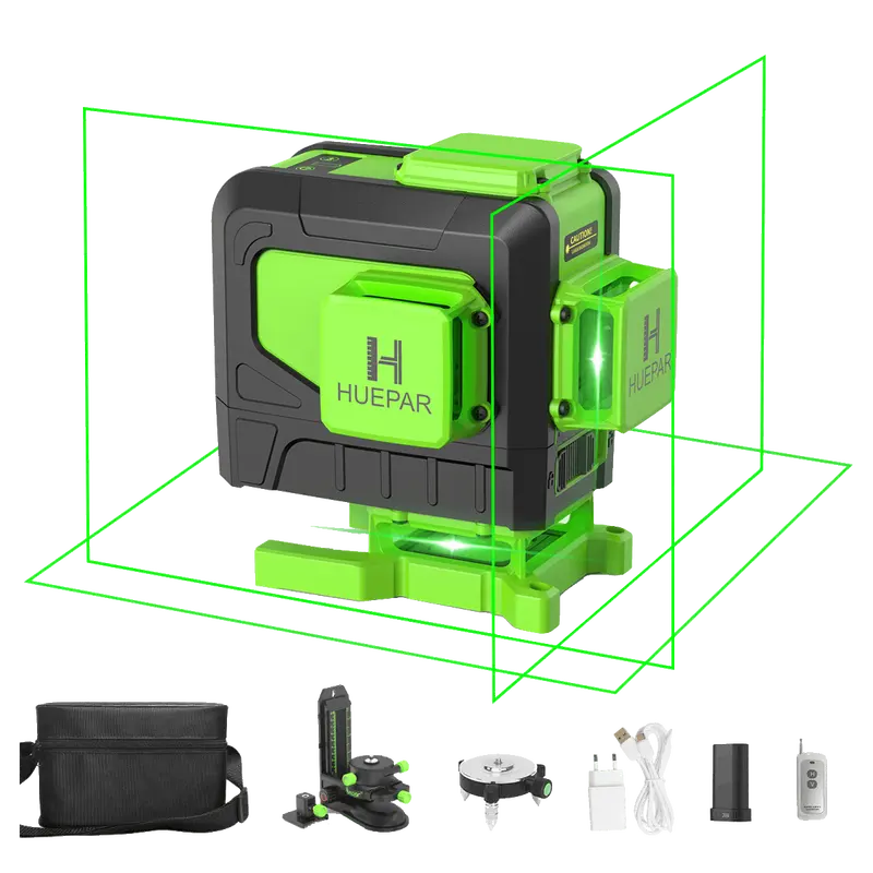 Huepar 903Dg Dual-Green Beam Laser Level 1
