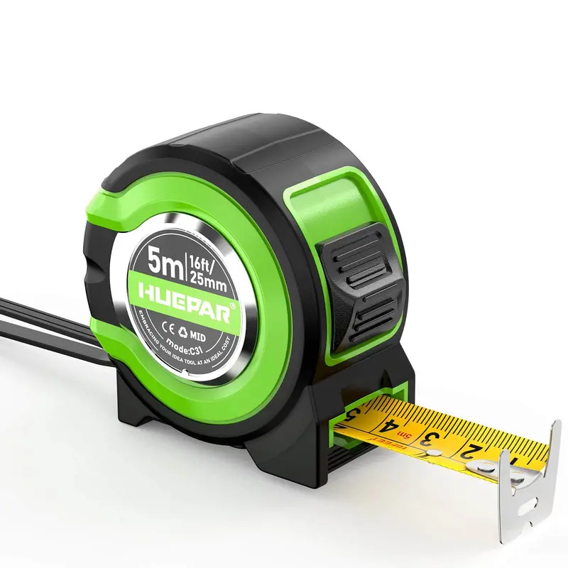 Huepar C31 5-Meter (16-Foot) Retractable Tape Measure 1