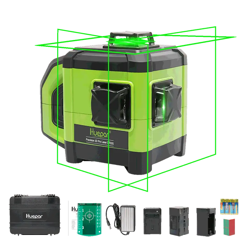 Huepar Dt03Cg+ Dual-Plane Self-Leveling Laser Level 1