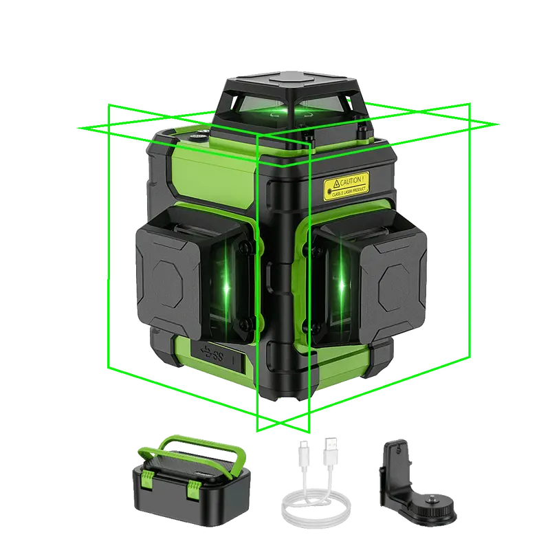Huepar Hm03Cg Magnetic Base Green Laser Level 1