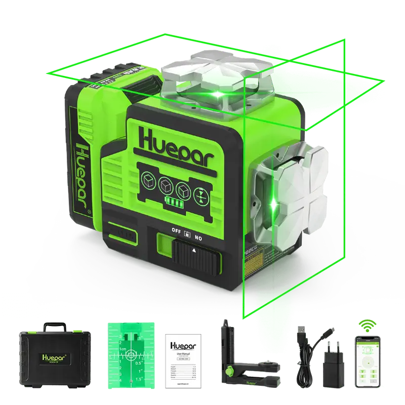 Huepar P02Cg Professional Point Laser Level 1