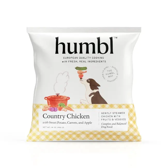 Humbl Country Chicken Frozen Raw Dog Food – 14 Oz Tray 1