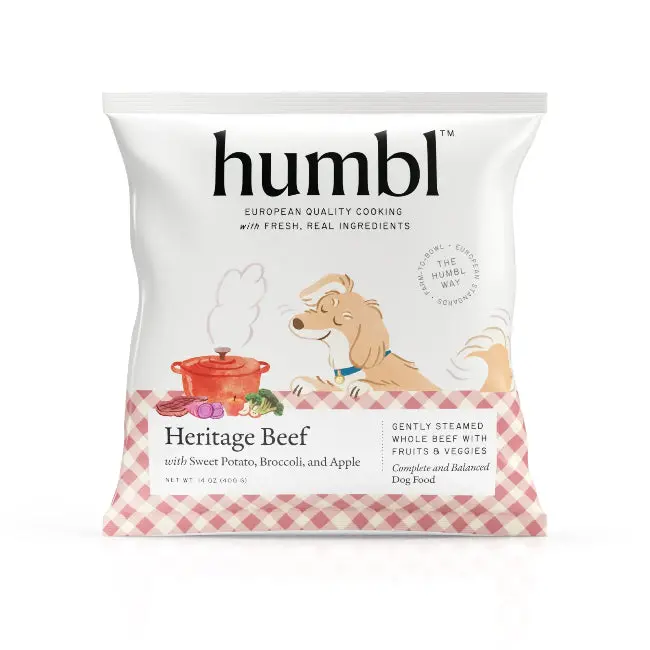 Humbl Heritage Beef Frozen Raw Dog Food – 14 Oz Tray 1