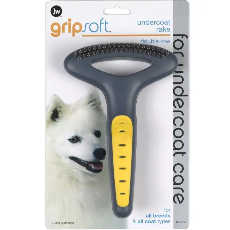 Jw Gripsoft Undercoat Rake With Regular Teeth 1