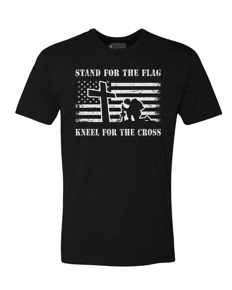 Kneel For The Cross Religious T-Shirt 1