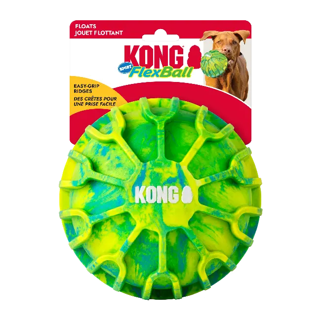 Kong Flexball Sport – Extra-Large Bounce-And-Chew Dog Toy 1