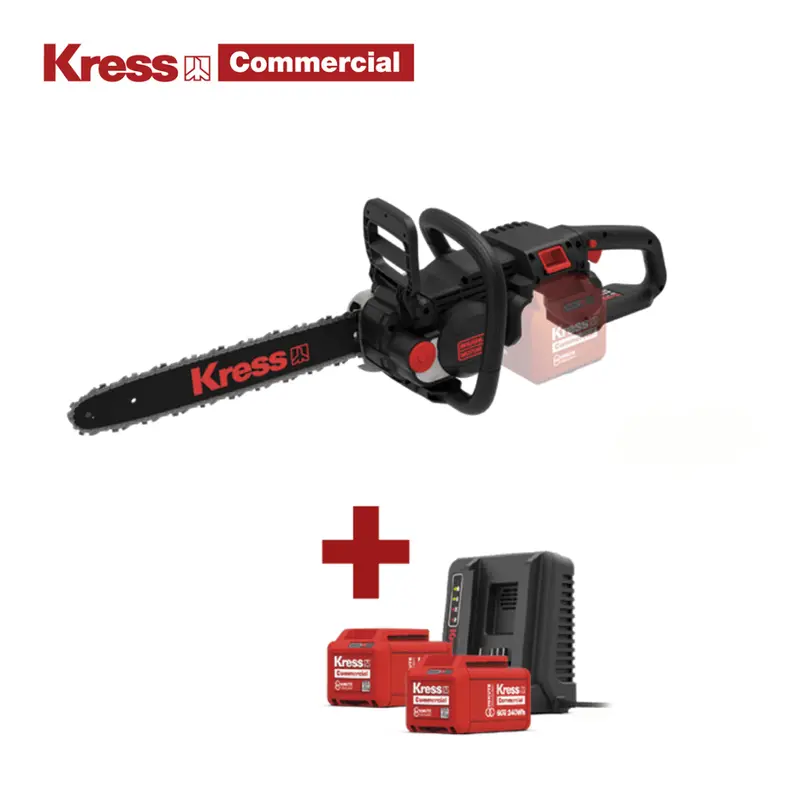 Kress 60V Commercial Chainsaw – 40 Cm Bar, Professional Cordless Kit 1