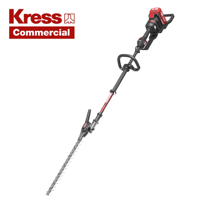 Kress 60V Commercial Short-Shaft Articulating Hedge Trimmer (55 Cm, 145°) 1