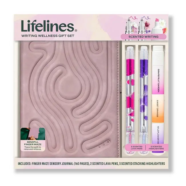 Lifelines Pink Sensory Writing Wellness Gift Set 1