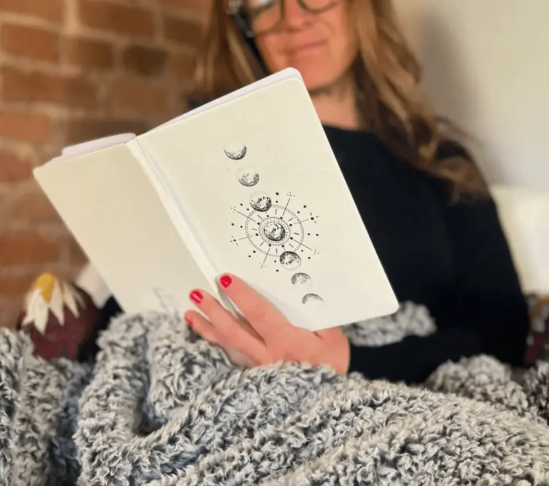 Lunar Reflections Vegan Leather Journal 1