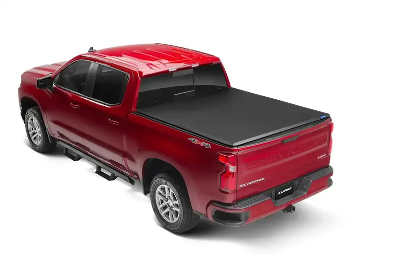Lund Genesis Tri-Fold Tonneau Cover – Matte Black 1
