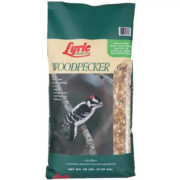 Lyric Woodpecker No-Waste Wild Bird Seed Mix – 20-Pound Bag 1