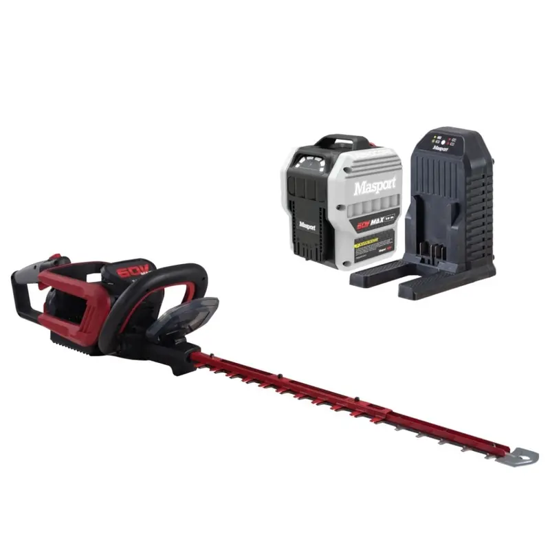 Masport 60V Cordless Hedge Trimmer – Complete Kit 1
