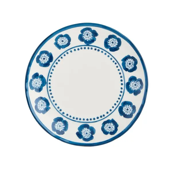Modern Print Salad Plate – Ceramic Tableware Accent 1