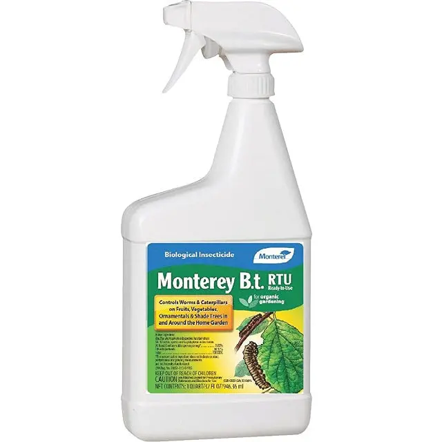 Monterey Bt Biological Insecticide Spray – 32 Oz Ready-To-Use Formula 1
