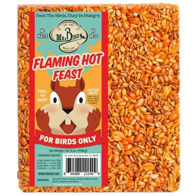 Mr. Bird Flaming Hot Feast Large Seed Cake For Wild Birds 1