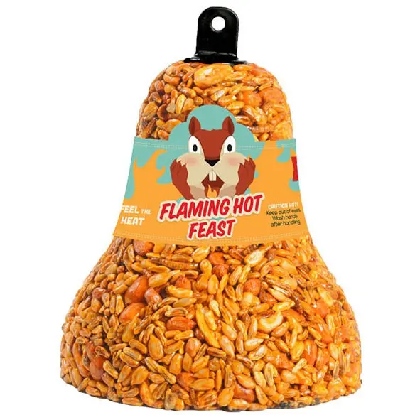 Mr. Bird Flaming Hot Feast Outdoor Bird Bell – Chili-Enhanced Attractant 1