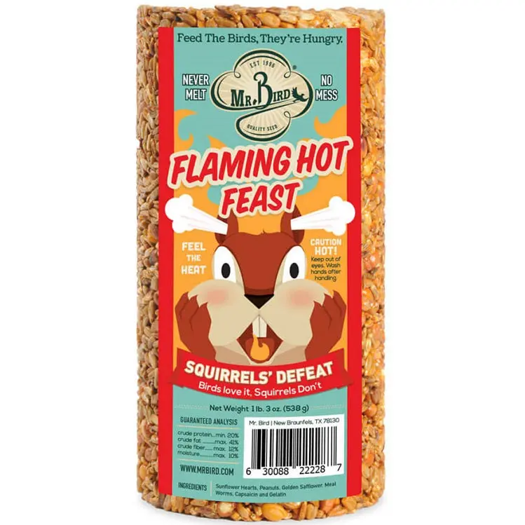Mr. Bird Flaming Hot Feast Spicy Seed Log For Birds 1