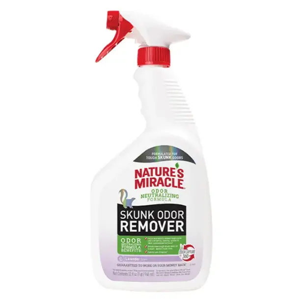 Nature’S Miracle Skunk Odor Eliminator – Lavender Scented, 33 Oz Spray 1