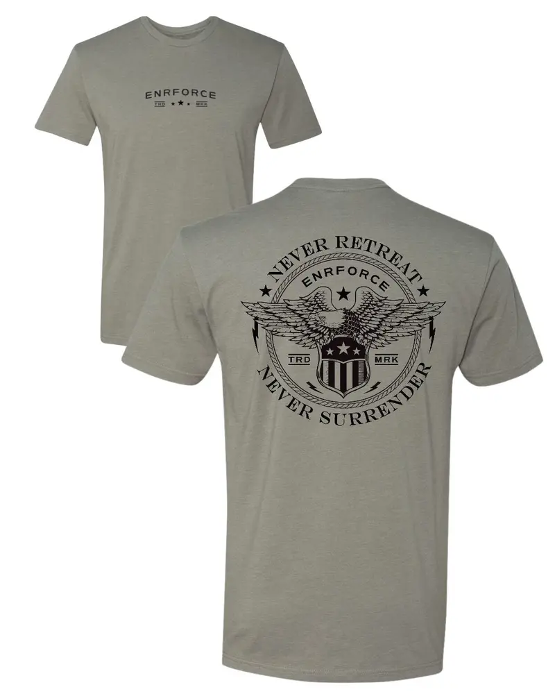 Never Retreat, Never Surrender Patriotic T-Shirt 1