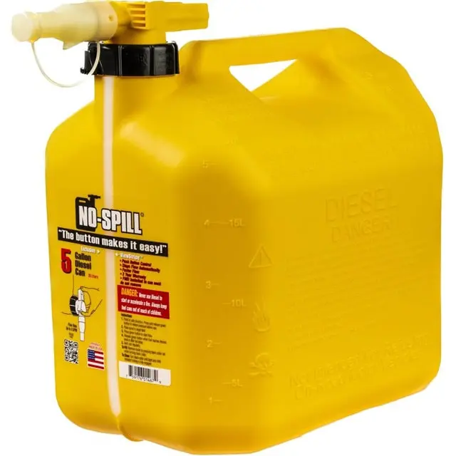 No-Spill 5-Gallon Diesel Fuel Can With Viewstripe Indicator (Model 1467) 1