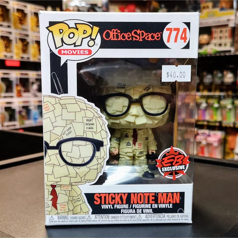 Office Space Sticky Note Man Mini Figure – Sdcc Thinkgeek Convention Exclusive 1