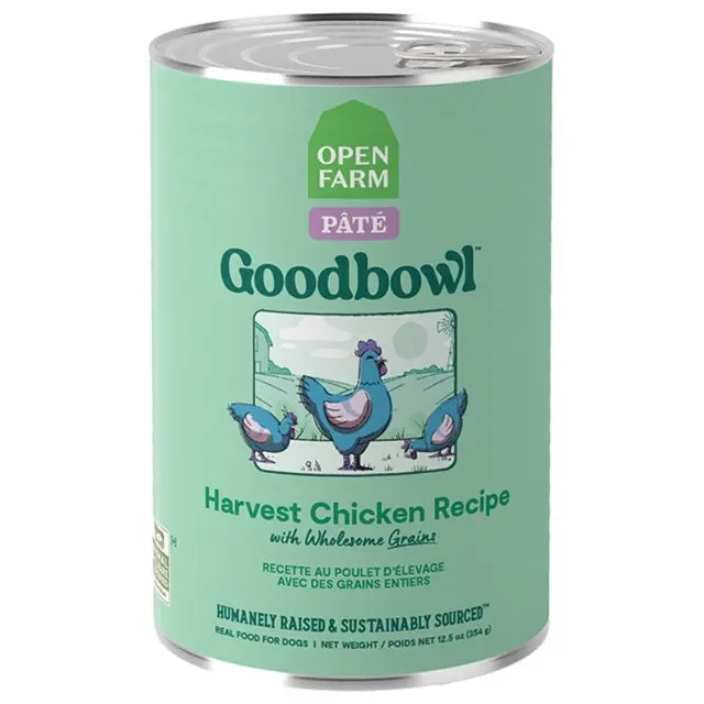 Open Farm Goodbowl Harvest Chicken Pâté – Simple, Clean-Label Wet Dog Food (12.5 Oz) 1