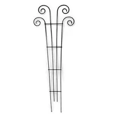 Panacea Green Metal Wave Trellis – 48-Inch Garden Support 1