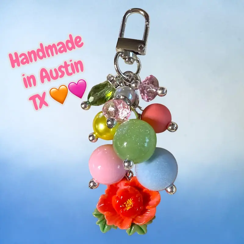 Pastel Checkered Mini Bauble Charm 1