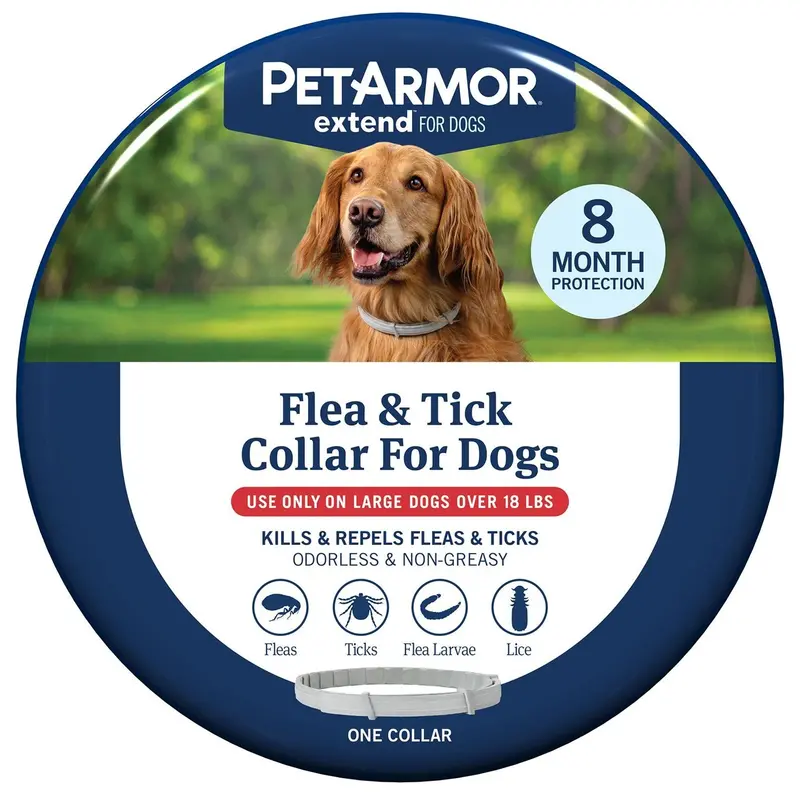 Petarmor Extend Flea And Tick Collar For Large Dogs – Extended Coverage Formula 1