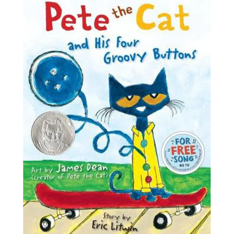 Pete The Cat Groovy Button Set 1