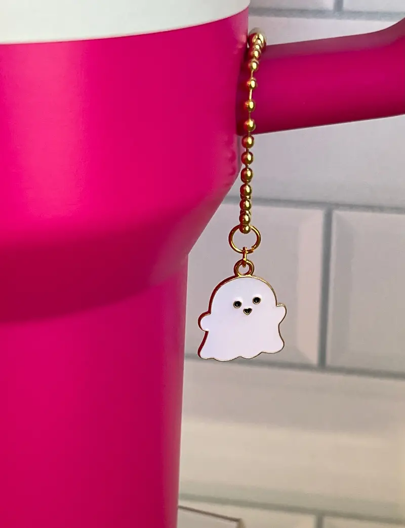 Playful Ghost-Shaped Handle Charm 1