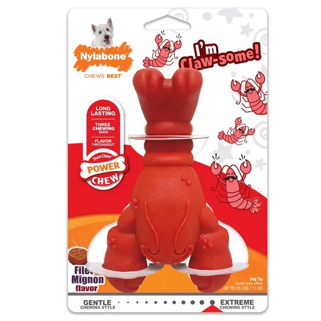 Power Chew Lobster-Shape Dog Chew Toy – Small Or Regular Size 1