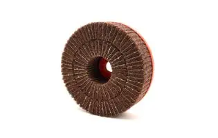 Quick-Change Deburring Disc — 125Mm × 2, 80 Grit, Brown, Ultra-Fine 1