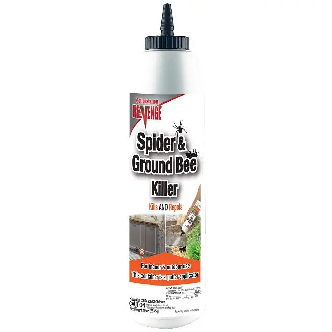 Revenge Spider And Ground Bee Killer Dust – 10 Oz With Applicator Bottle 1