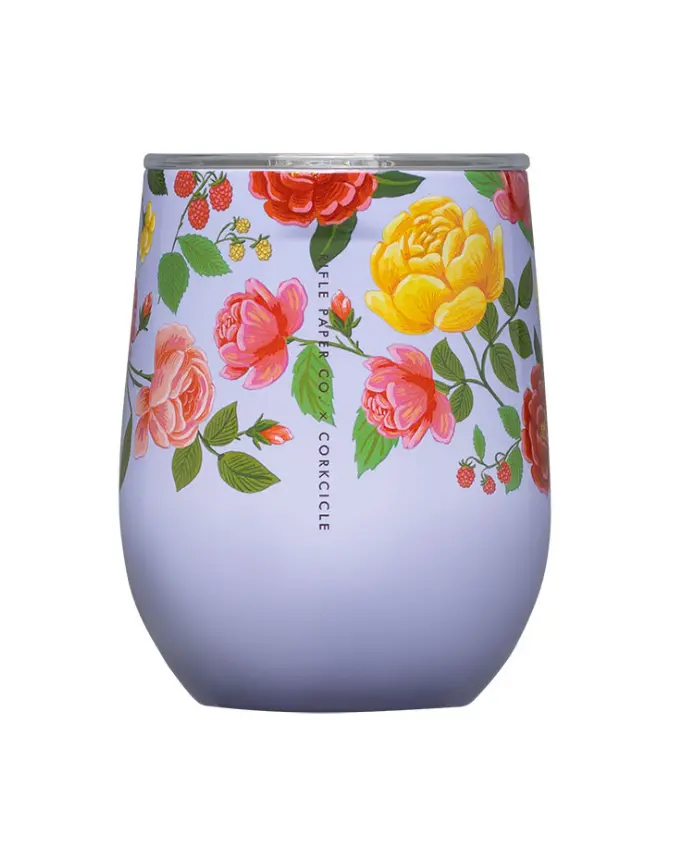 Rifle Paper Co. 12 Oz Stemless Wine Glass 1