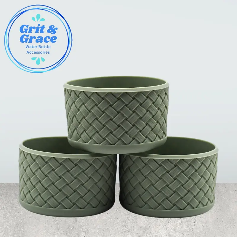 Sage Green Basketweave Boot 1