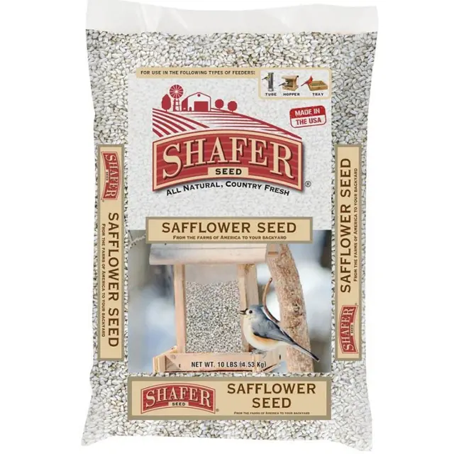 Shafer Safflower Seeds – 50 Lb Bulk Bird Food 1