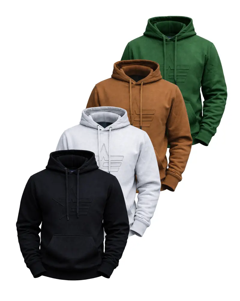 Signature Line Premium Hoodie – Brushed Fleece Pullover With Reinforced Seams 1