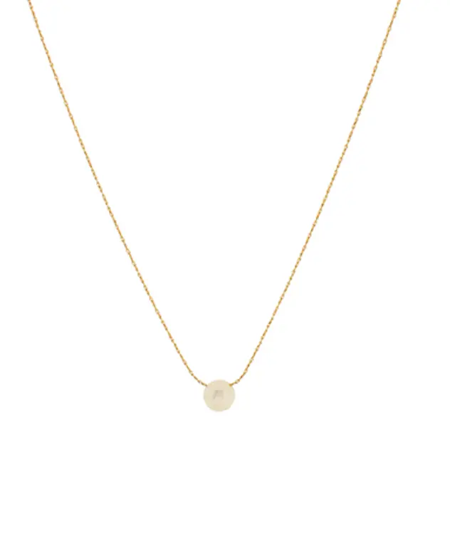 Single Pearl Pendant Necklace On Chain 1