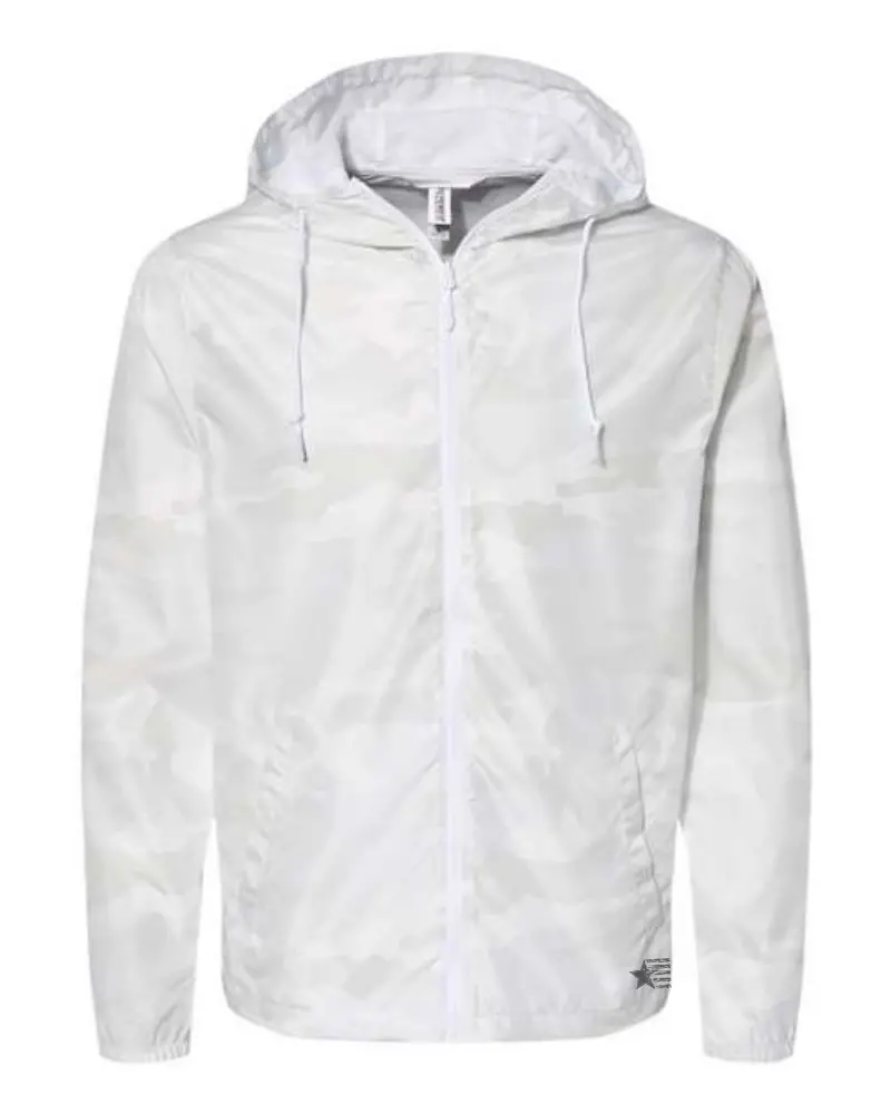 Snow Camo Print Windbreaker 1