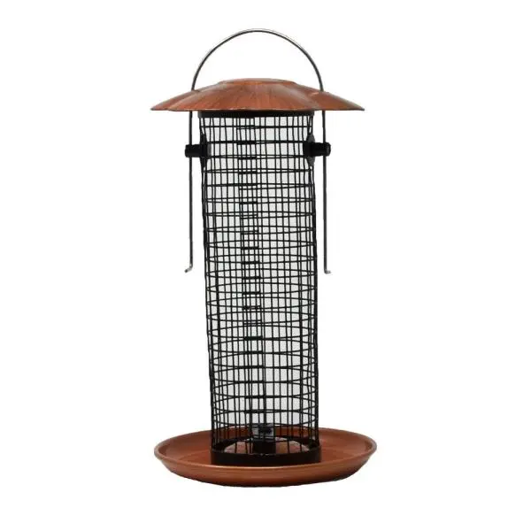 Songbird Essentials Copper-Finish Petite Sunflower Seed Feeder 1