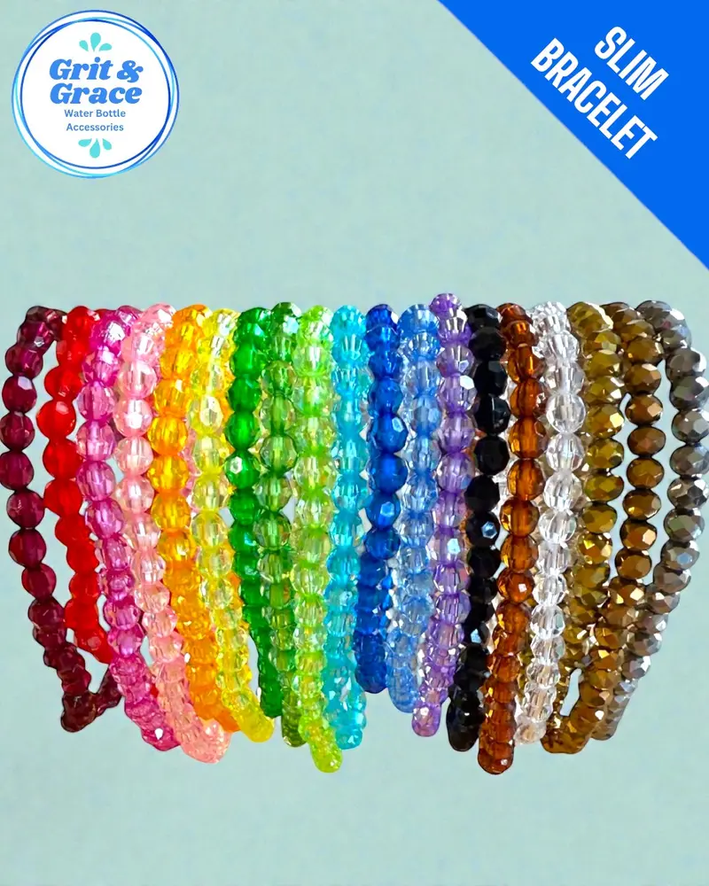 Sparkle Finish Slim Cup Stretch Bracelet 1