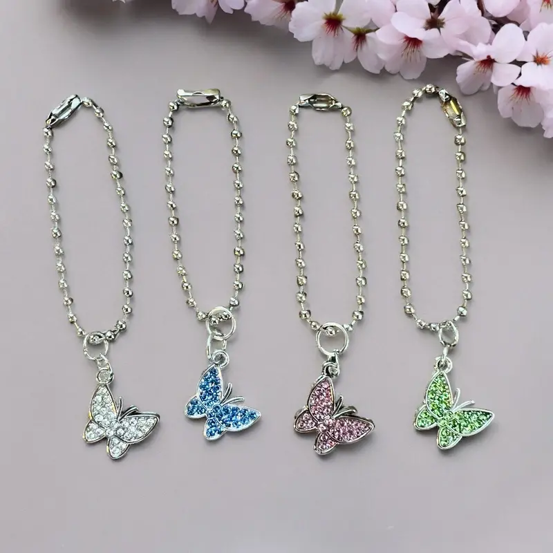 Sparkling Butterfly Decorative Handle Charm 1