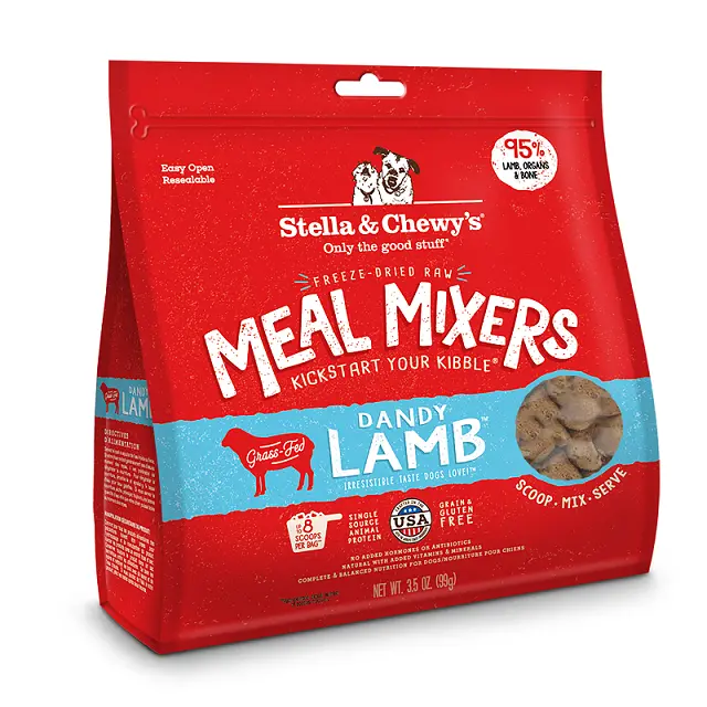Stella & Chewy’S Dandy Lamb Freeze-Dried Meal Mixer For Dogs 1